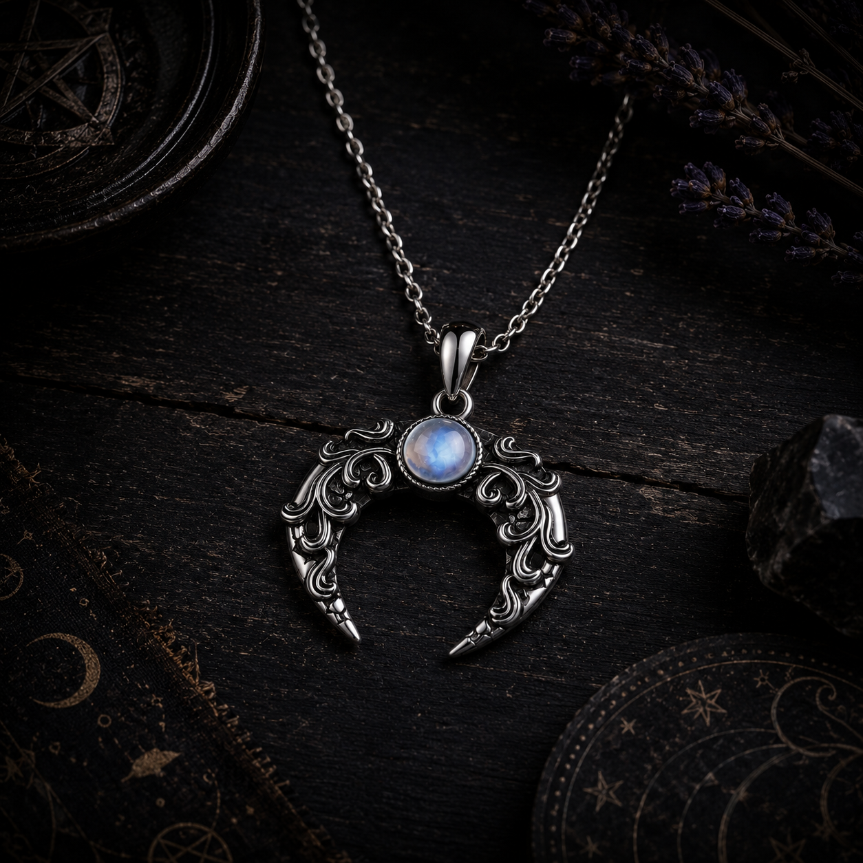 Moon Crescent Necklace