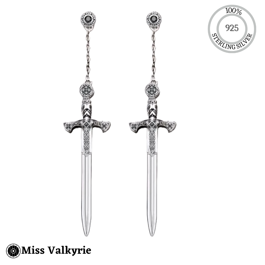 Valkyrie's Sword Earrings