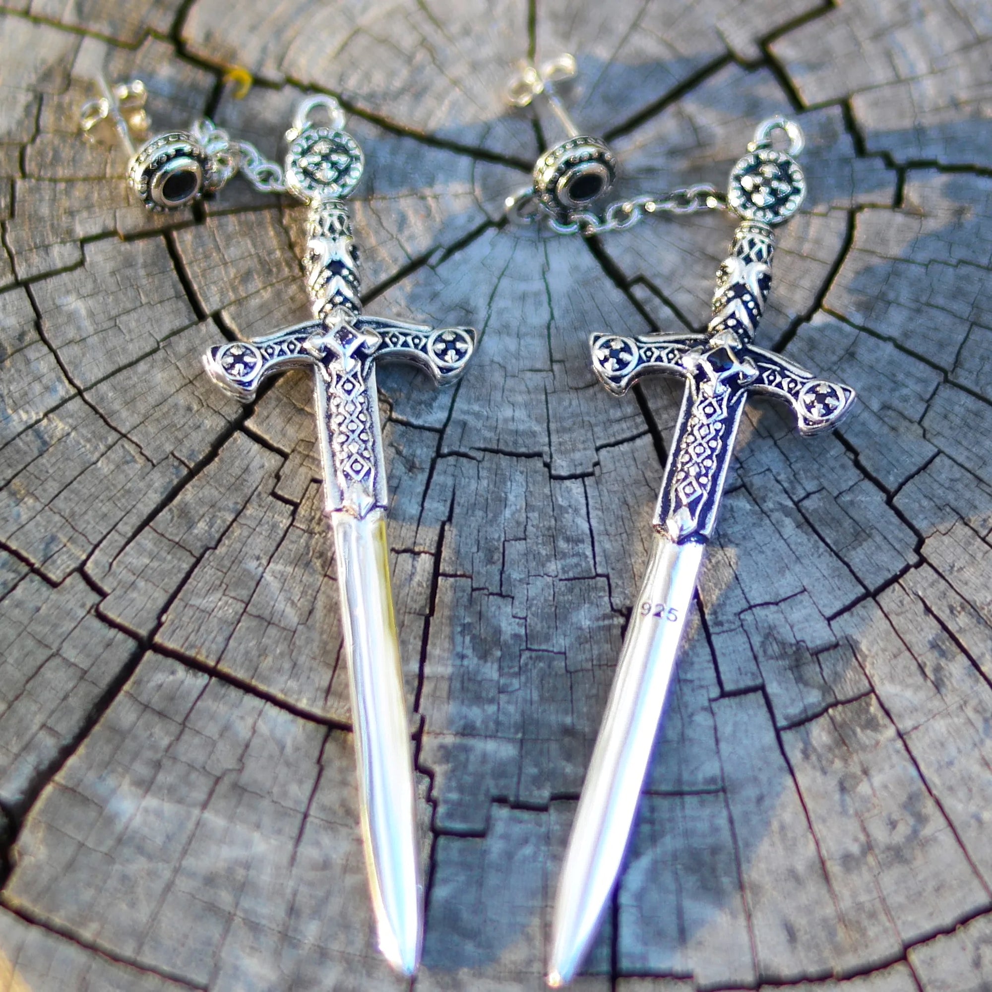 Valkyrie's Sword Earrings