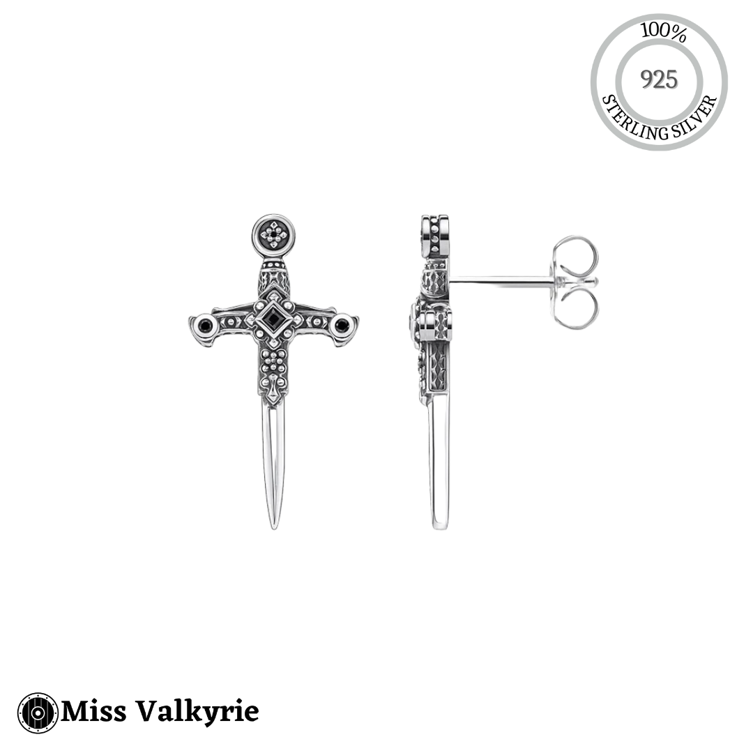 Valkyrie's Sword Earrings (Stud)