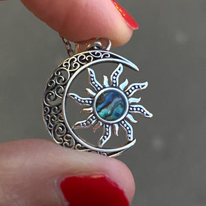 Sun and Moon Necklace