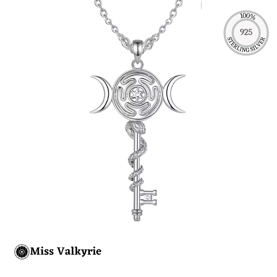 NEW! Hekate&#39;s Wheel Key necklace