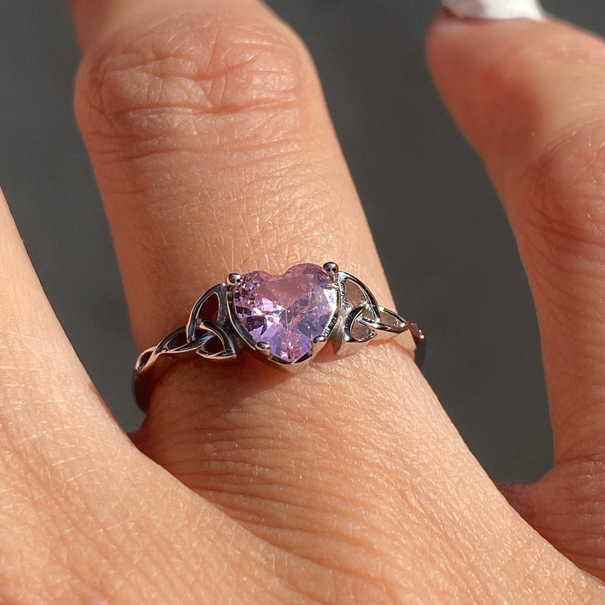 NEW! Birthstone Celtic Ring