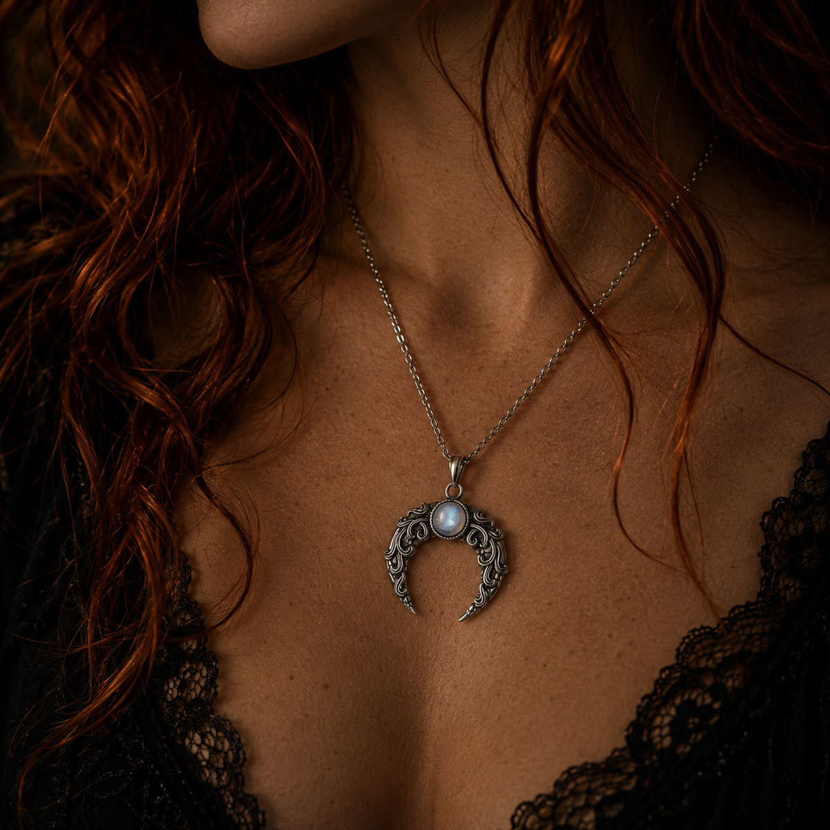 Moon Crescent Necklace