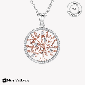 Yggdrasil Tree Necklace (Rose Gold)