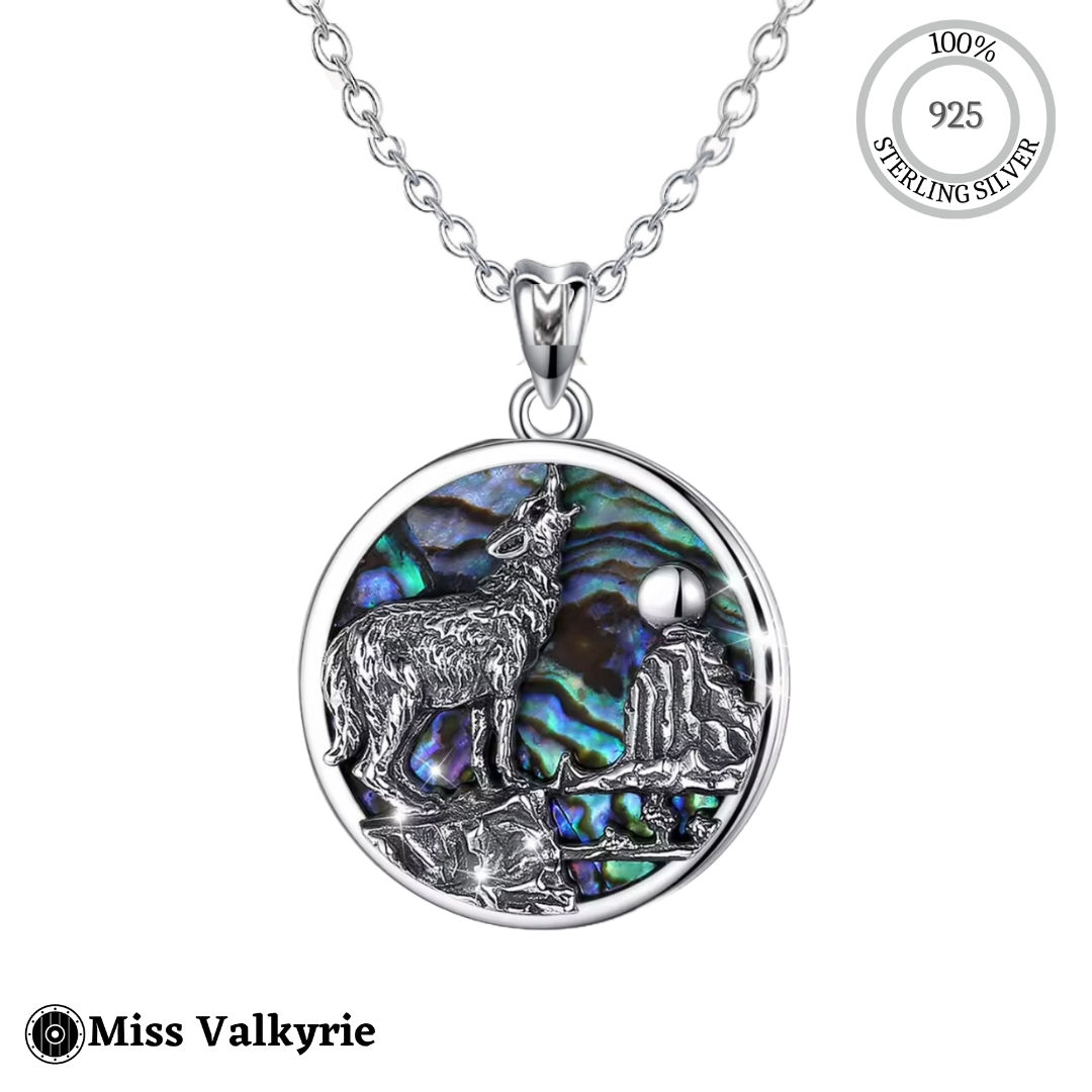 Wolf Portrait Necklace