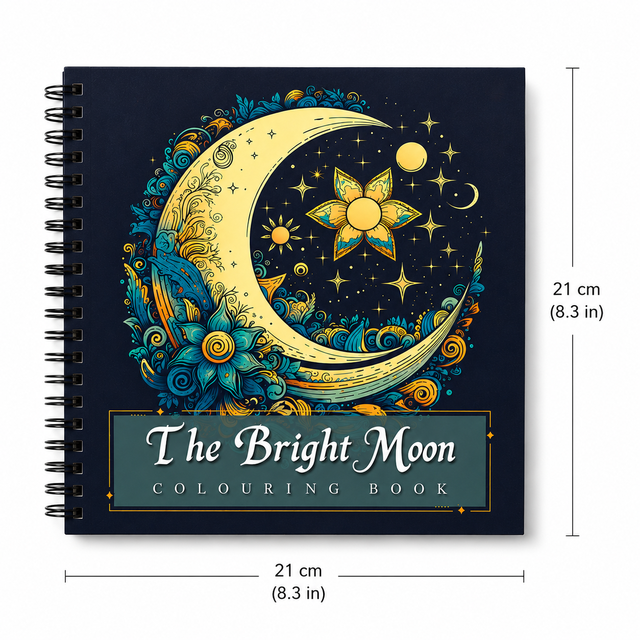Bright Moon – Adult Colouring Book