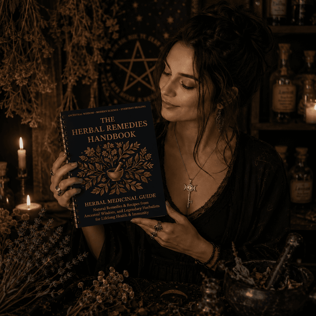 The Herbal Remedies Handbook featuring recipes and remedies for health and immunity
