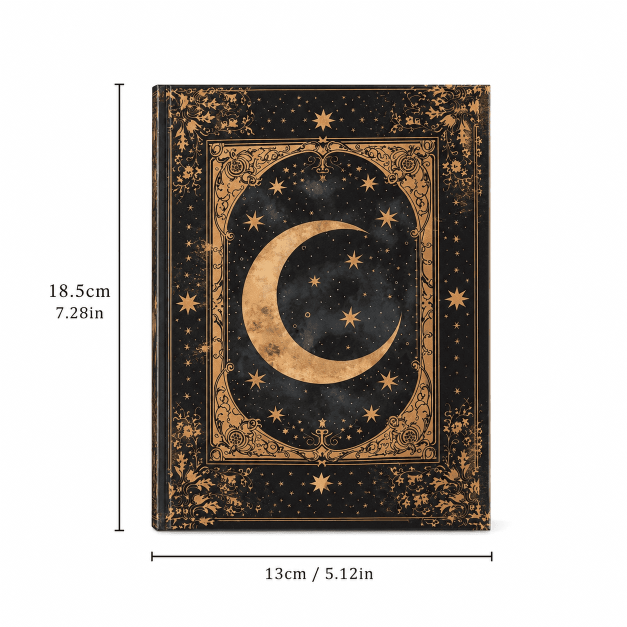 Miss Valkyrie Moon and Stars Journal with Elegant Design and Premium Quality Paper