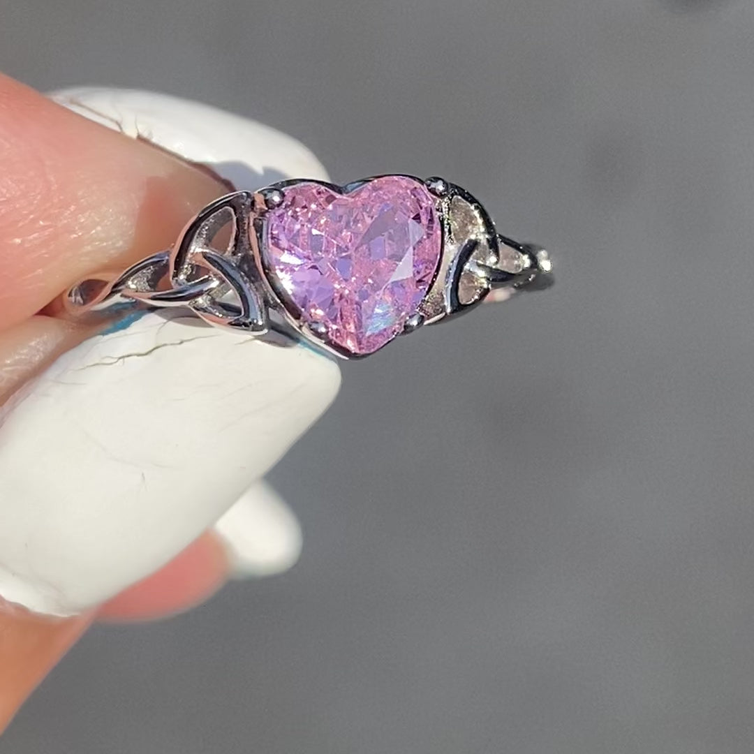 NEW! Birthstone Celtic Ring