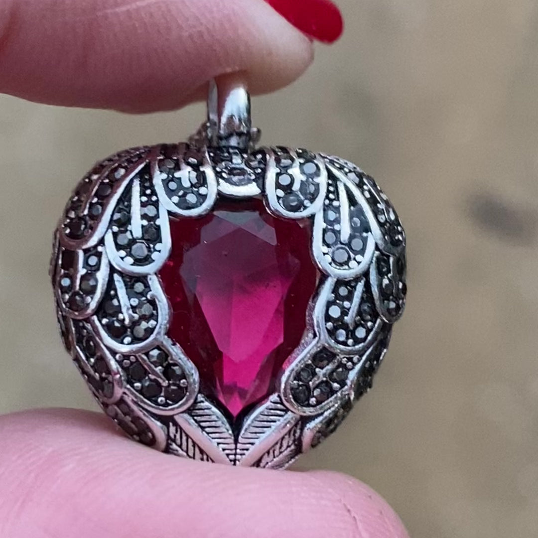 Valkyrie's Heart Necklace