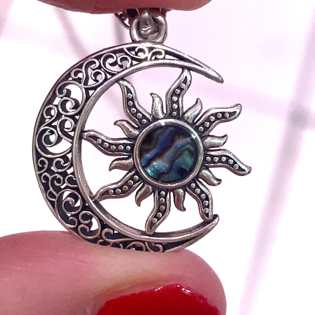 Sun and Moon Necklace