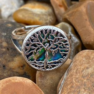 Mother of Pearl Yggdrasil Ring